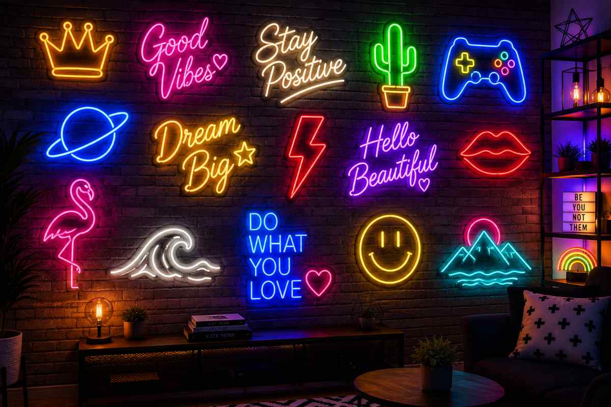 Custom LED neon sign colors
