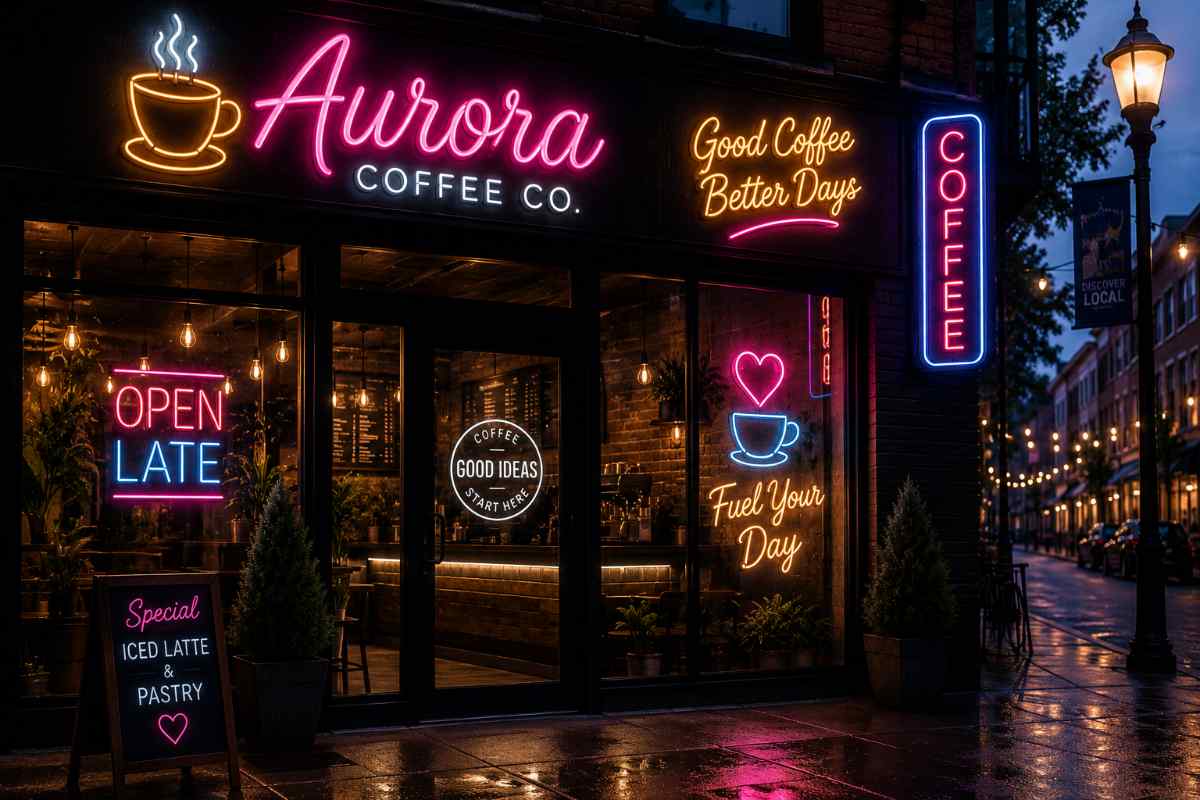 Storefront signage Canada